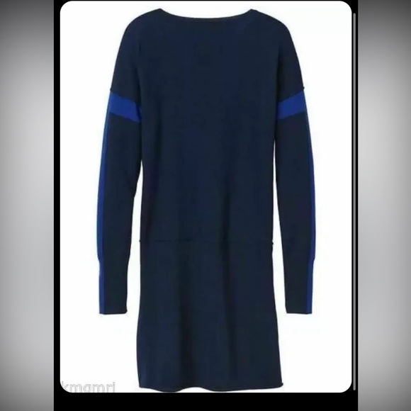 Athleta Blue Colorblock Azalia Sweater Dress #428339 - Picture 3 of 10